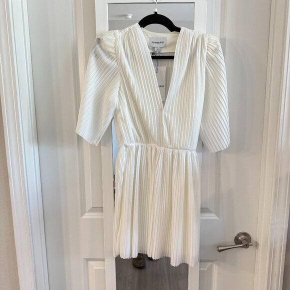 NEW Sabina Musayev Primerose Mini Dress Size XS Color White - Picture 2 of 6